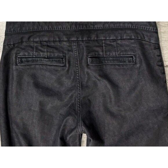 Banana Republic Jeans Women Size 6 Limited Edition Flare Trouser Jeans Black - Picture 6 of 10